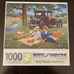 Bits and Pieces "Good Ole Summertime" 1000-Piece Jigsaw Puzzle - Black & Blue